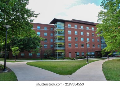 State College, Pennsylvania - August 31 2022: Penn State University Park North Residence Hall, Robinson Hall