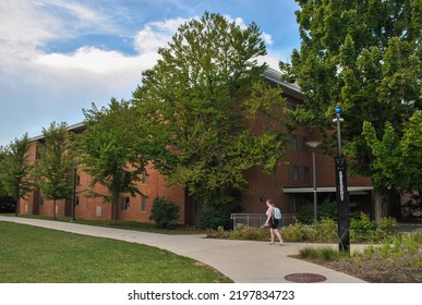 State College, Pennsylvania - August 31 2022: Penn State University Park North Residence Halls, Runkle Hall