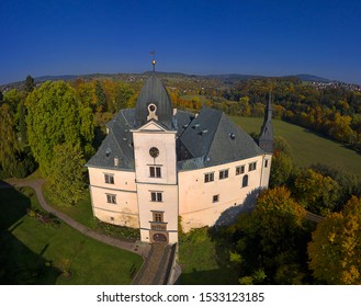 State mansion Hruby Rohozec castle of Turnov. Its history dates back to as early as the Premyslids times, when it was founded by Havel of Lemberk around year 1280 - Shutterstock ID 1533123185
