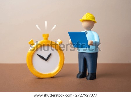 The stated timeframe for project implementation and construction. Completion of work before the deadline. Time planning concept, schedule control and execution discipline. Efficiency, accountability
