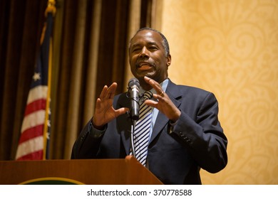 STATEN ISLAND, NY - JANUARY 4, 2016: Presidential Candidate Ben Carson Hosts Staten Island Town Hall.