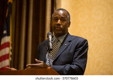 STATEN ISLAND, NY - JANUARY 4, 2016: Presidential Candidate Ben Carson Hosts Staten Island Town Hall.