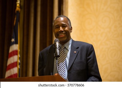 STATEN ISLAND, NY - JANUARY 4, 2016: Presidential Candidate Ben Carson Hosts Staten Island Town Hall.