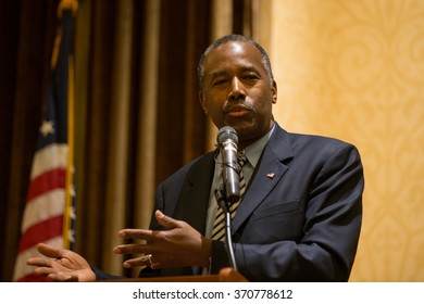 STATEN ISLAND, NY - JANUARY 4, 2016: Presidential Candidate Ben Carson Hosts Staten Island Town Hall.