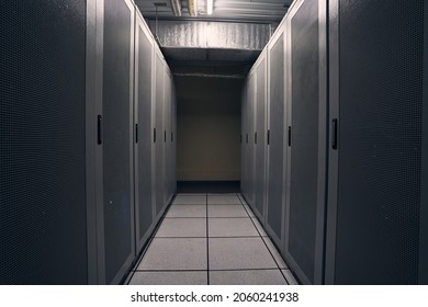 State-of-the-art Colocation Data Center With IT Equipment