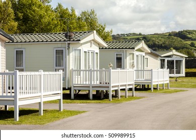 Static Caravan Holiday Park In Prestatyn, North Wales, United Kingdom.