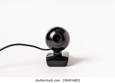 Stationary Webcam On A White Background