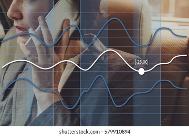 Statistic Development Information Graph Illustration