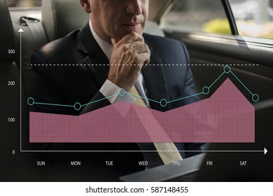 Statistic Development Information Graph Illustration
