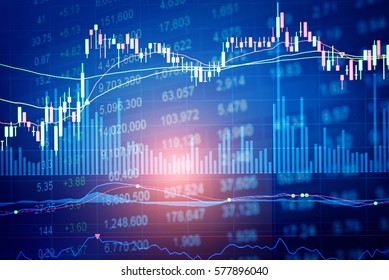 Statistic Graph Stock Market Data Finance Stock Photo 577896040 ...