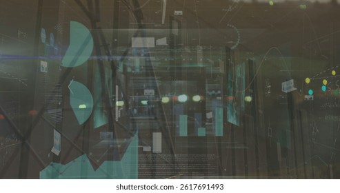 Statistical data processing against screens with mathematical equations and night city traffic. global business and technology concept - Powered by Shutterstock - Get 15% off with code: PIKWIZARD15