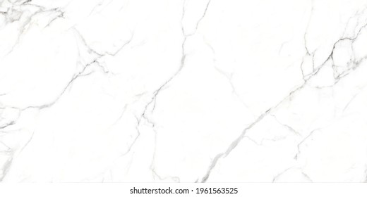 Statuario Marble Texture Background, Natural Carrara Marble Stone Background For Interior Abstract Home Decoration Used Ceramic Wall Floor And Granite Tiles Surface.