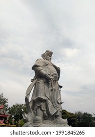 The Statue Of Admiral Zheng He At Sam Poo Kong