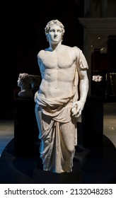 Statue Of Alexander The Great In Istanbul Archaeology Museum, Turkey. 