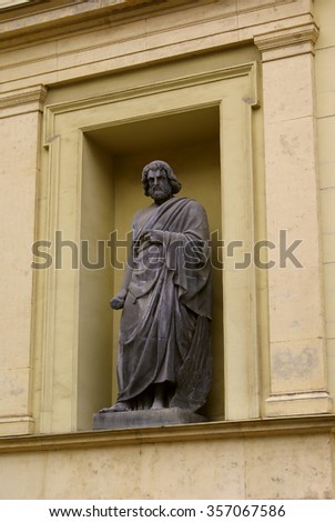 Statue of the ancient engineer Daedalus