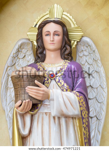 Statue Archangel St Barachiel Stock Photo 474971221 | Shutterstock