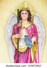 The Statue Of The Archangel (St. Raphael)