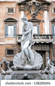 Statue Birth Of Venus Rome Italy