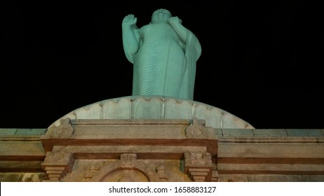 It Is Statue Of Buddha In Hussain Sagar