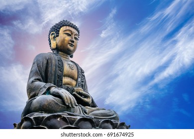 113 Buddah Dark Blue Background Images, Stock Photos & Vectors ...