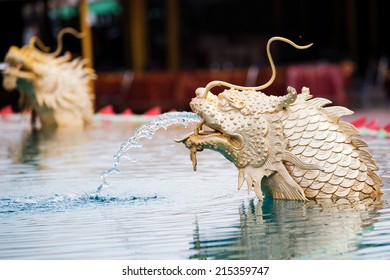 Statue Chinese Dragon Fish Out Water Stock Photo 215359747 | Shutterstock