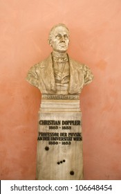Statue of Christian Doppler at Vienna university