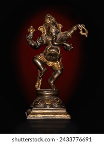 A Statue of a Dancing Ganesh