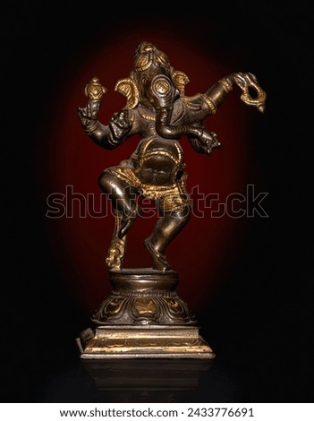 A Statue of a Dancing Ganesh
