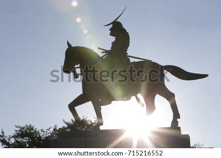 Statue of date masamune