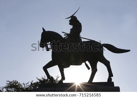 Statue of date masamune