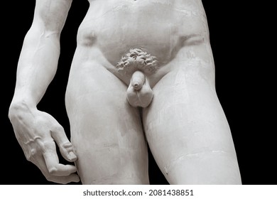 Statue of David isolate. Sculpture of the ancient Greek mythical hero David by the artist Michelangelo. - Powered by Shutterstock