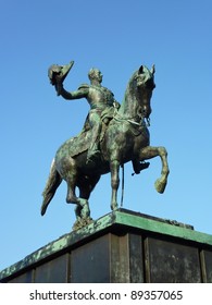 A Statue Of The Dutch King William II In The Netherlands