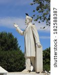 Statue of Eleftherios Venizelos at Thessaloniki city in Greece 