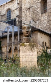 Statue Of The Ex-wife Of Picasso In The Center Of Paris, Close-up.