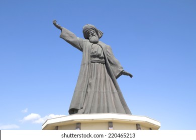 Statue Of Famous Mevlana Rumi, Whirling Dervish