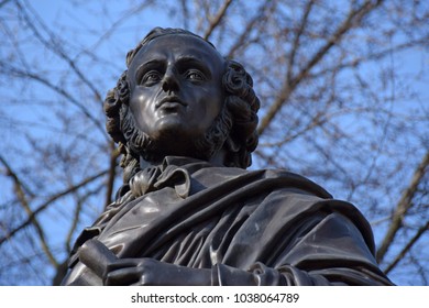 Statue Of Felix Mendelssohn Bartholdy In Leipzig