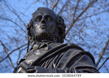 Statue of Felix Mendelssohn Bartholdy in Leipzig