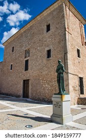 Statue To Fray Luis De Leon And Building Of The Provincial Historical Archive Of Cuenca