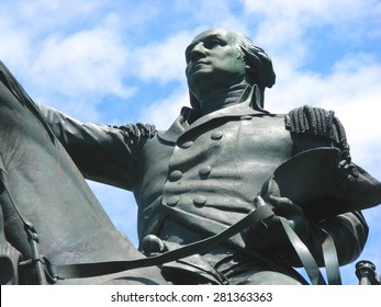 Statue Of George Washington In Union Square, New York City