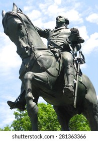 Statue Of George Washington In Union Square, New York City