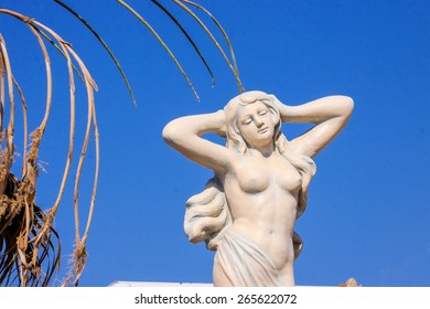 Statue Of The Goddess Aphrodite, Cyprus Symbol