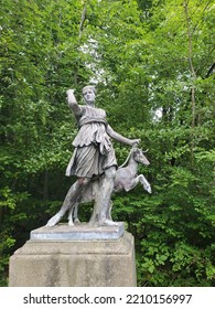 A Statue Of The Godess Diana.  