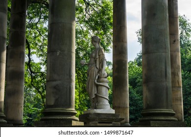 Statue of the Greek Goddess of Health, Hygeia near St Bernard's Well
