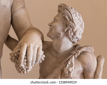 Statue Of Greek Shepherd In Detail