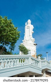 The Statue Of Guanyin Buddha According To The Mahayana Sect.