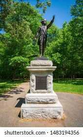 Statue At Guilford Courthouse National Military Park