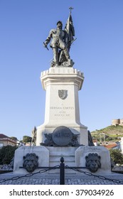 Statue Of Hernan Cortes, Mexico Conqueror, Medellin, Spain