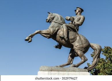 Statue Of Honor Aka Ataturk Monument In Samsun, Turkey Dedicated To The Landing Of Ataturk In Samsun Initiating Turkish War Of Independence.