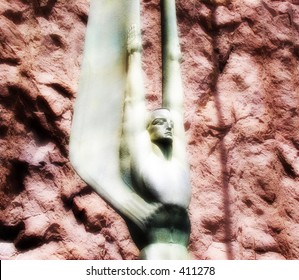 Statue At The Hoover Dam