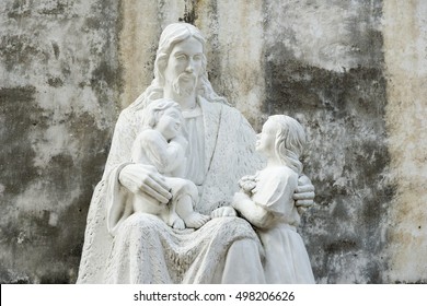 Statue Of Jesus And Child